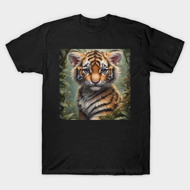 tiger design cute T-Shirt by nonagobich